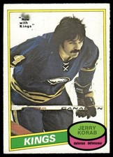 1980-81 O-Pee-Chee Jerry Korab Los Angeles Kings #300