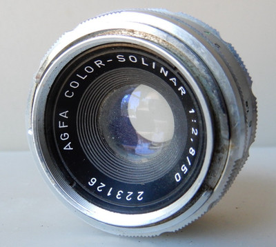 Agfa Color-Solinar 223126 1:2.8 / 50mm Lens VINTAGE CAMERA LENS