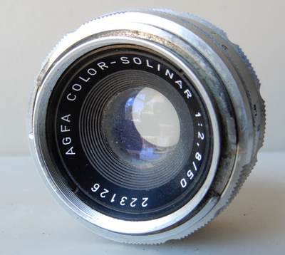 Agfa Color-Solinar 223126 1:2.8 / 50mm Lens VINTAGE CAMERA LENS | eBay