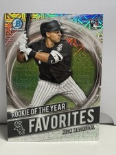 NICK MADRIGAL #RRY-NM RC 2021 BOWMAN CHROME WHITE SOX MOJO