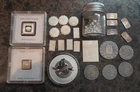 Random 3.3 Ozt .999 Silver Fractional Bar, Round Lot, Geiger,  Ghost Busters Etc