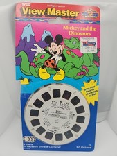 Vintage 1994 View Master Reel Set Mickey Mouse  The Dinosaurs