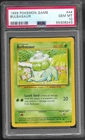 Pokemon Bulbasaur 044/102 Base Set 1999 PSA 10 Gem Mint Regular English