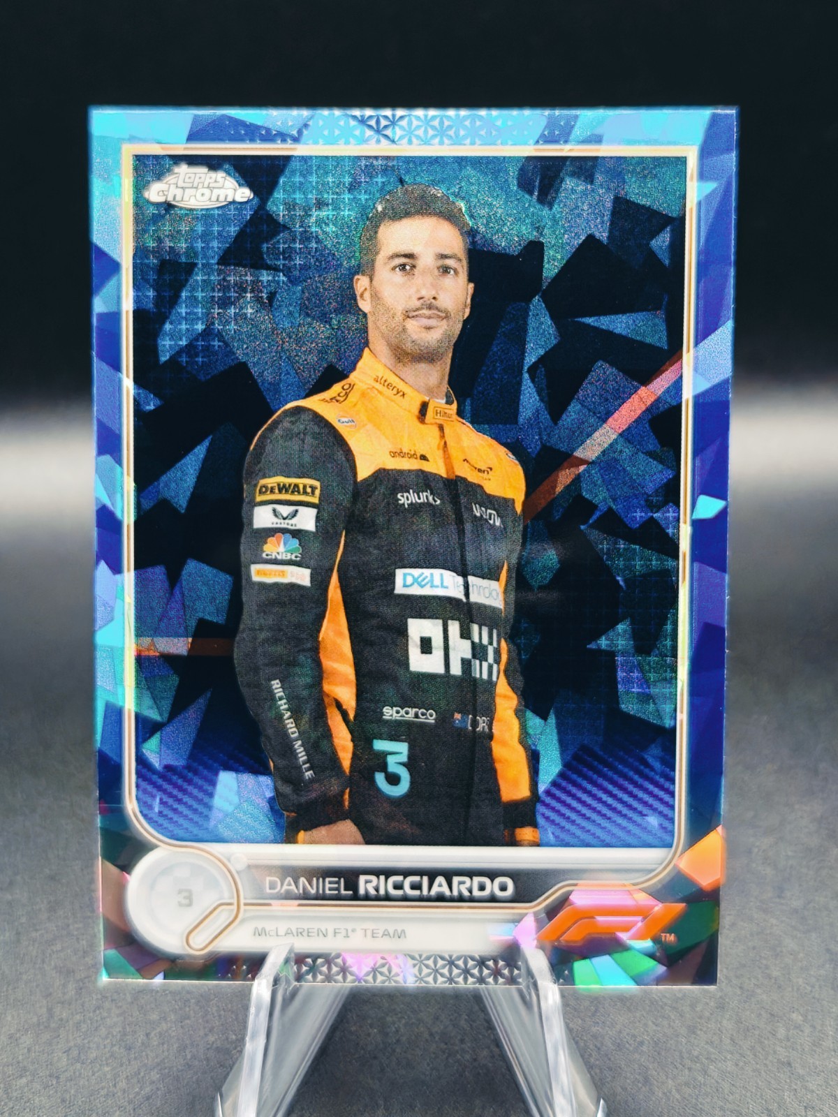 2022 Topps Chrome Sapphire F1 💎 Daniel Ricciardo F1 Racers #37 McLaren 🏁
