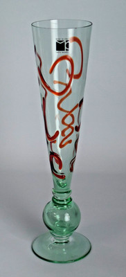 Carlo Moretti Champagne Flute Signed 2007 Murano Glass