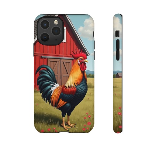 Rooster Tough Cases, Chicken Lovers Gift, Farm Animal Phone Cover, Protective - 第 116/256 張圖片