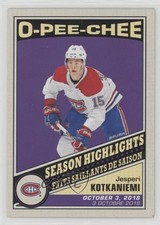 2019-20 O-Pee-Chee Season Highlights Retro Jesperi Kotkaniemi #592 17p7