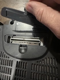 Black Nintendo 64 N64 System W/Hookups & 1 Purple Controller Tested/Works