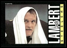 Jack Lambert 1985 Topps #357 Pittsburgh Steelers