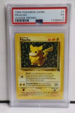 1999 Pokemon Game Pikachu League Black Star Promo #1 PSA 5 excellent WOTC