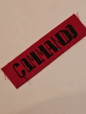 1950s 60s US Army South Korean Special ROK Marine Commando Red Tab Patch L@@K!!!