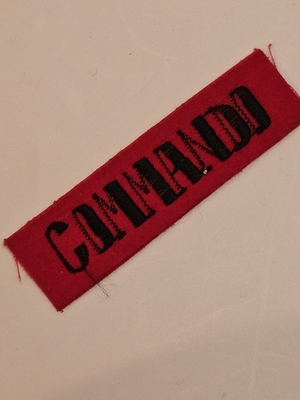 #ad 1950s 60s US Army South Korean Special ROK Marine Commando Red Tab Patch L@@K $8.60