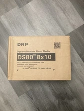 DNP DS80 8X10 130 Images x 2 Dye-sublimation Photo Media