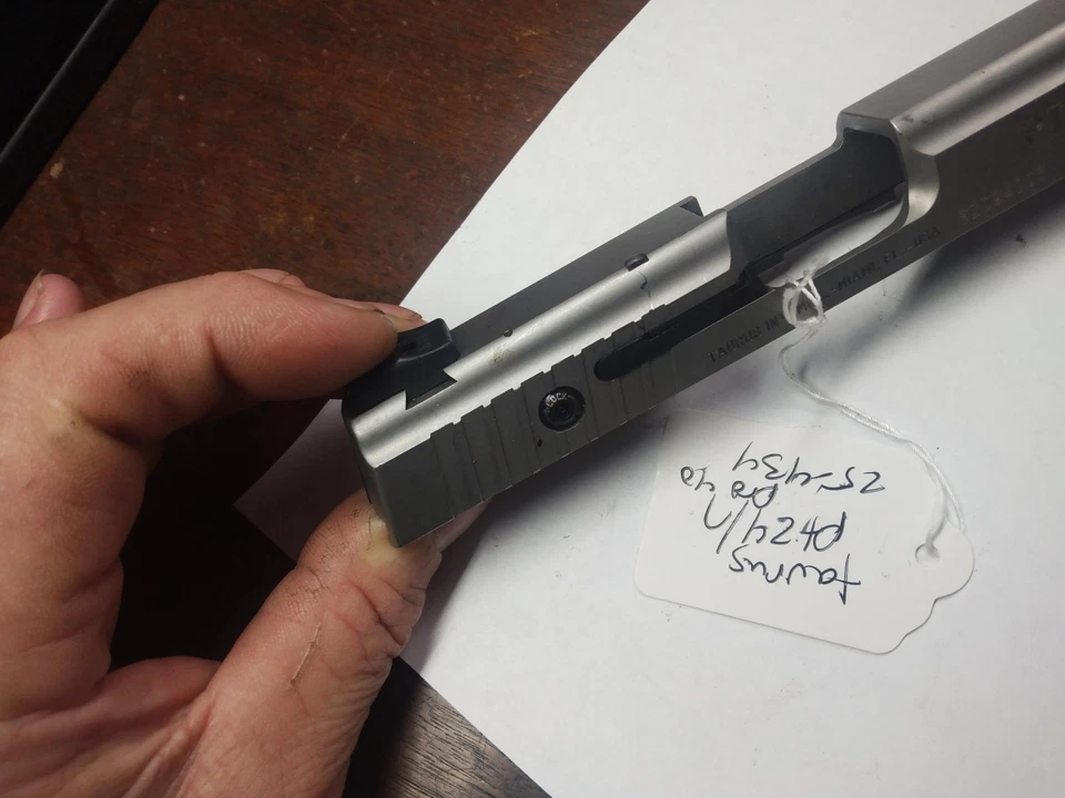 taurus pt 24/7 Pro 40 S&W Slide With Sights Firing Pin Extractor #25-434 - Image 4 of 4