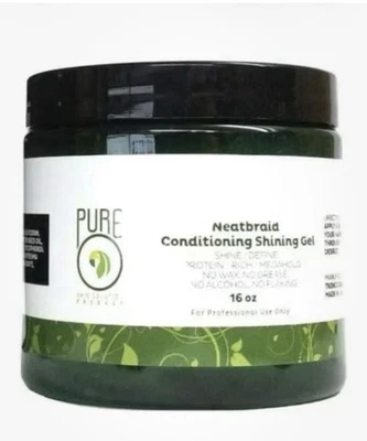 Pure O Natural Neatbraid Beauty Professional Conditioning Shining Gel 16 oz
