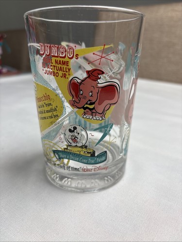 Walt Disney 100 Years Of Magic Glass McDonald’s Magic Kingdom Pinocchio Bambi - Picture 2 of 6