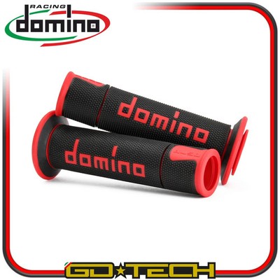 DOMINO GRIFFE A450 MOTORRAD STRASSENROLLER schwarz rot ON ROAD RACING gelocht