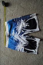 Corona Beer Board Shorts Swim Trunks Men  s XXL Blue Poly Lined. Size 38