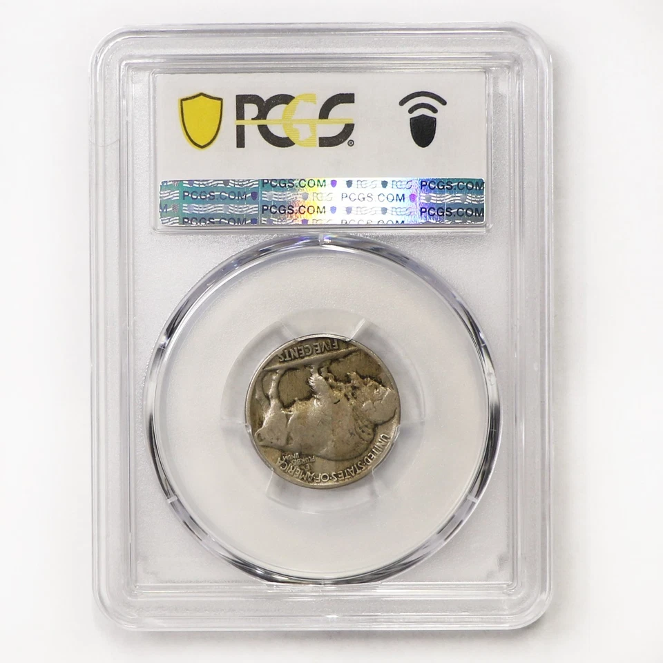 1935 Buffalo Indian Nickel U.S. Coin 5c PCGS VG10 Detail Coin - Image 2 of 4