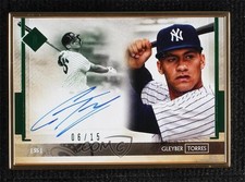 2020 Transcendent Collection Variations Emerald 6/15 Gleyber Torres Auto 03k2