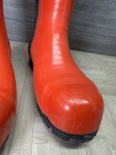 Jonsered Logger 8749 20-55 8749 Class 3 Chainsaw Boots Natural Rubber Us Sz 10 - Picture 9 of 20