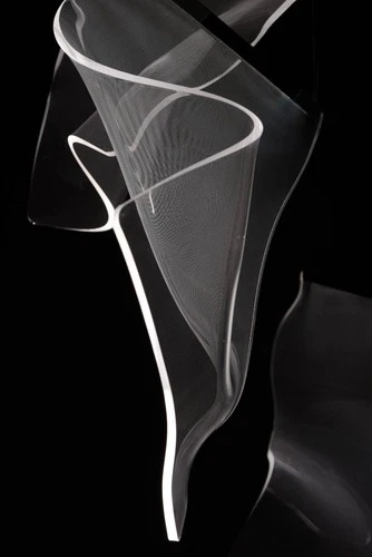 ET2 Rinkle 27 1/2" Polished Nickel LED Modern Multi-Light Pendant - Picture 5 of 10