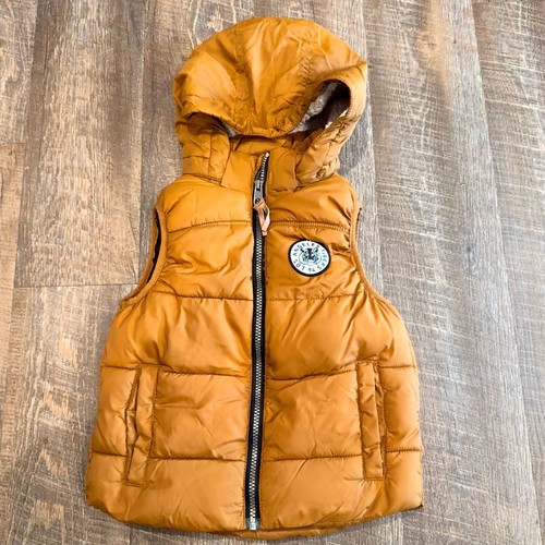 H&M Kids Hooded Puffer Vest  4-6