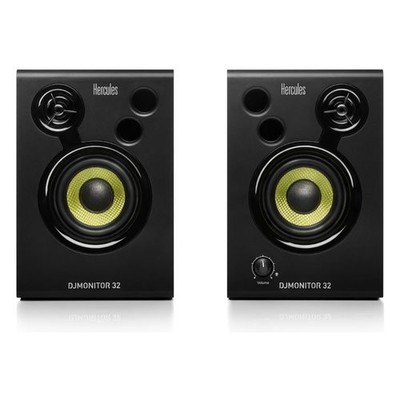 Lautsprecher Monitor Händler Hercules 32, 4780885, Schwarz, Audio- Glasklare für