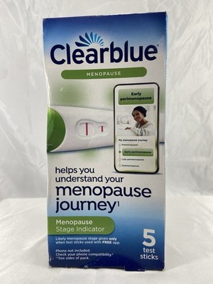 Clearblue Menopause Stage Indicator - 5 Test Sticks Exp 02/26 New!