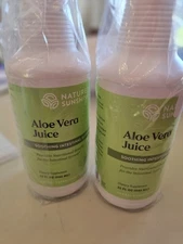 Natues Sunshine Aloe Juice, 32 Oz., Sealed, New, 2 Items In Sale
