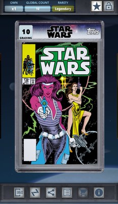  Topps Star Wars Card Trader 2016 Classic Comic Issue 106 Grade 10 10CC 