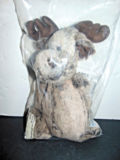 Authentic Jellycat Woodland Babe Moose-Medium - Gray/Brown NIP NWT Retired