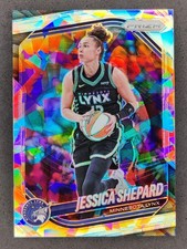 2025 Panini WNBA Prizm JESSICA SHEPARD Silver Ice Prizm #137 Minnesota Lynx