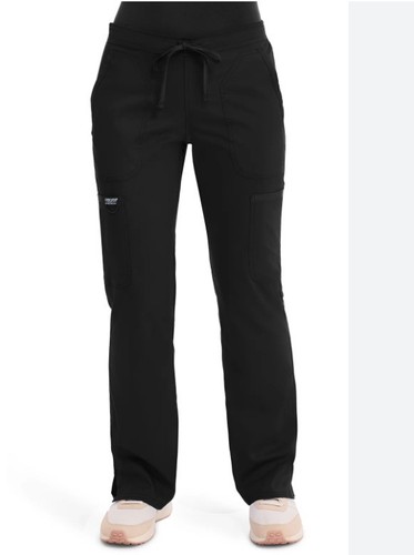 CHEROKEE WorkWear Revolution 5Pockets Women’s Scrub Pant WW120 -Black -2X Petite