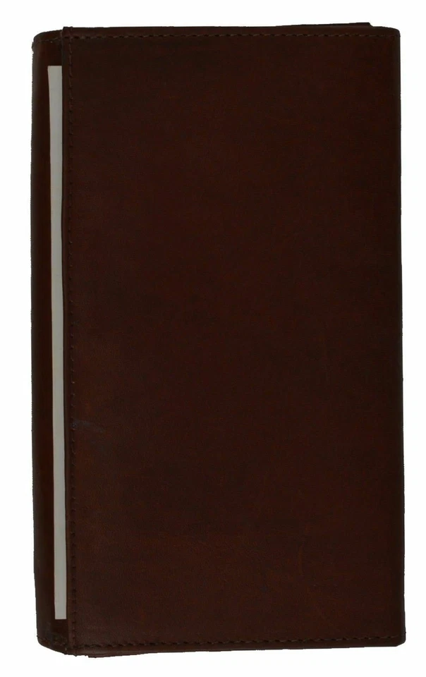 Carteras de cuero genuino borgoña para mujer dama cartera sin asas acordeón nuevas Foto 4 de 4