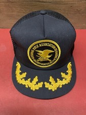 National Rifle Association NRA Snapback Mesh Trucker Hat Cap Vintage USA Made