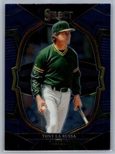 2023 Panini Select Tony La Russa #94 Concourse Blue Prizm Athletics Near Mint