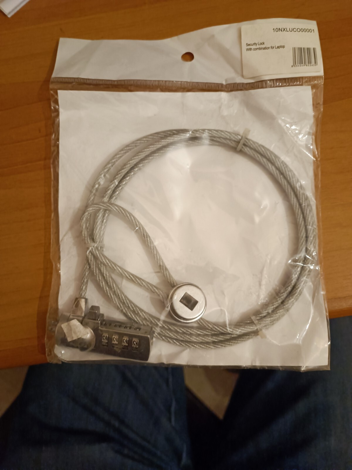 Cavo Antifurto per PC,Notebook,Laptop Lucchetto di Sicurezza Protezione Password