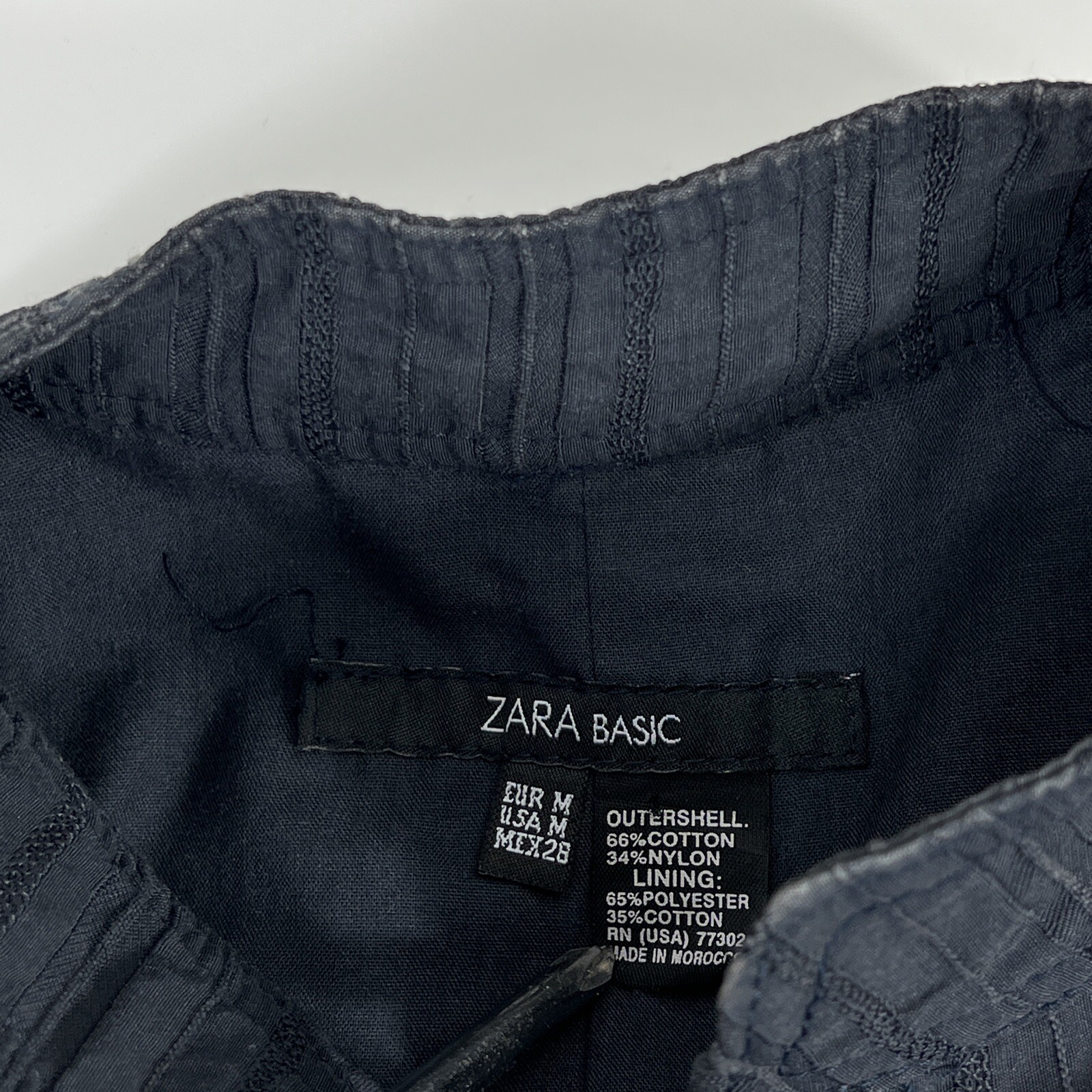 Zara Basic Jacket Women's Medium Button Down Long… - image 8
