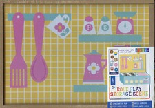 kitchen Role Play Wood Storage Scene Set Pretend Horizon Group new in packageNIP