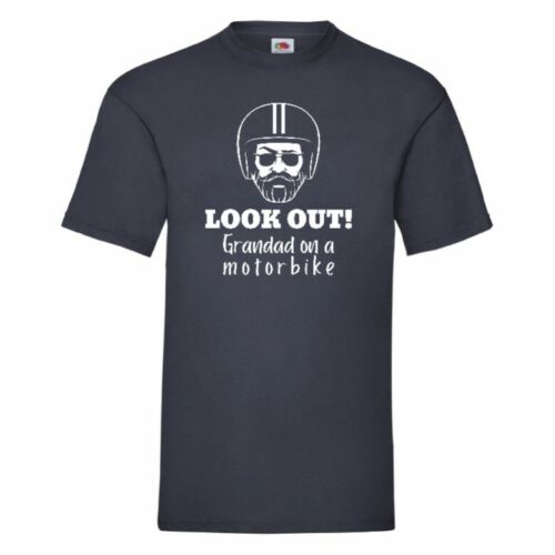 Look Out Grandad On A Motorbike T-Shirt Small-2XL - Picture 15 of 28