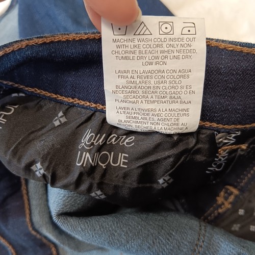 Lee Platinum Label dunkelblau Denim Frontschlitz Jeansrock Gr. 12 Medium - Bild 7 von 14