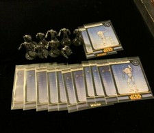 Star Wars Miniatures Super Battle Droid Lot Clone Wars with Card
