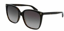 Gucci GG 0022 S 003 Cat Eye Havana Gradiant Women's Sunglasses