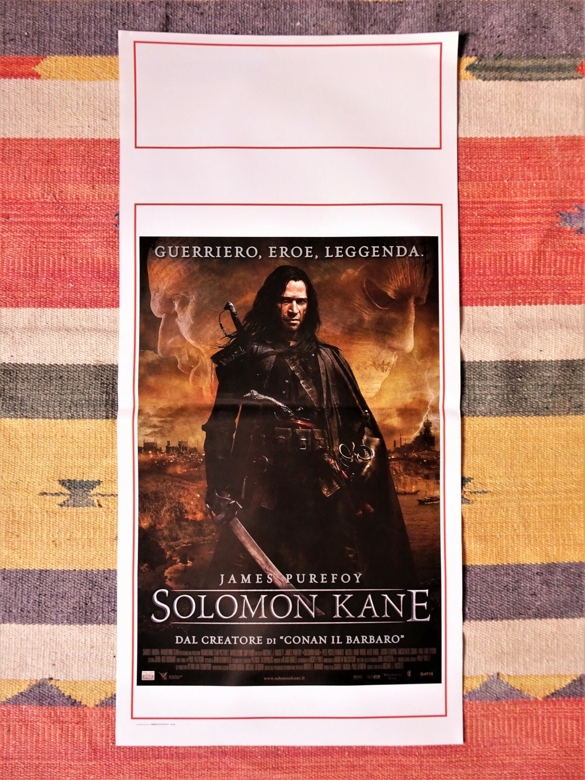 Locandina originale film Solomon Kane (2010) - Regia di M. J. Bassett