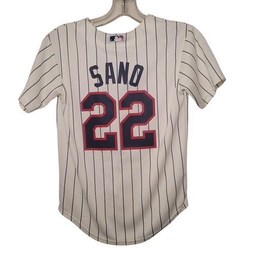 Minnesota Twins MLB Jersey Miguel Sano #22 First Baseman Dominican Youth Small - Picture 7 of 8