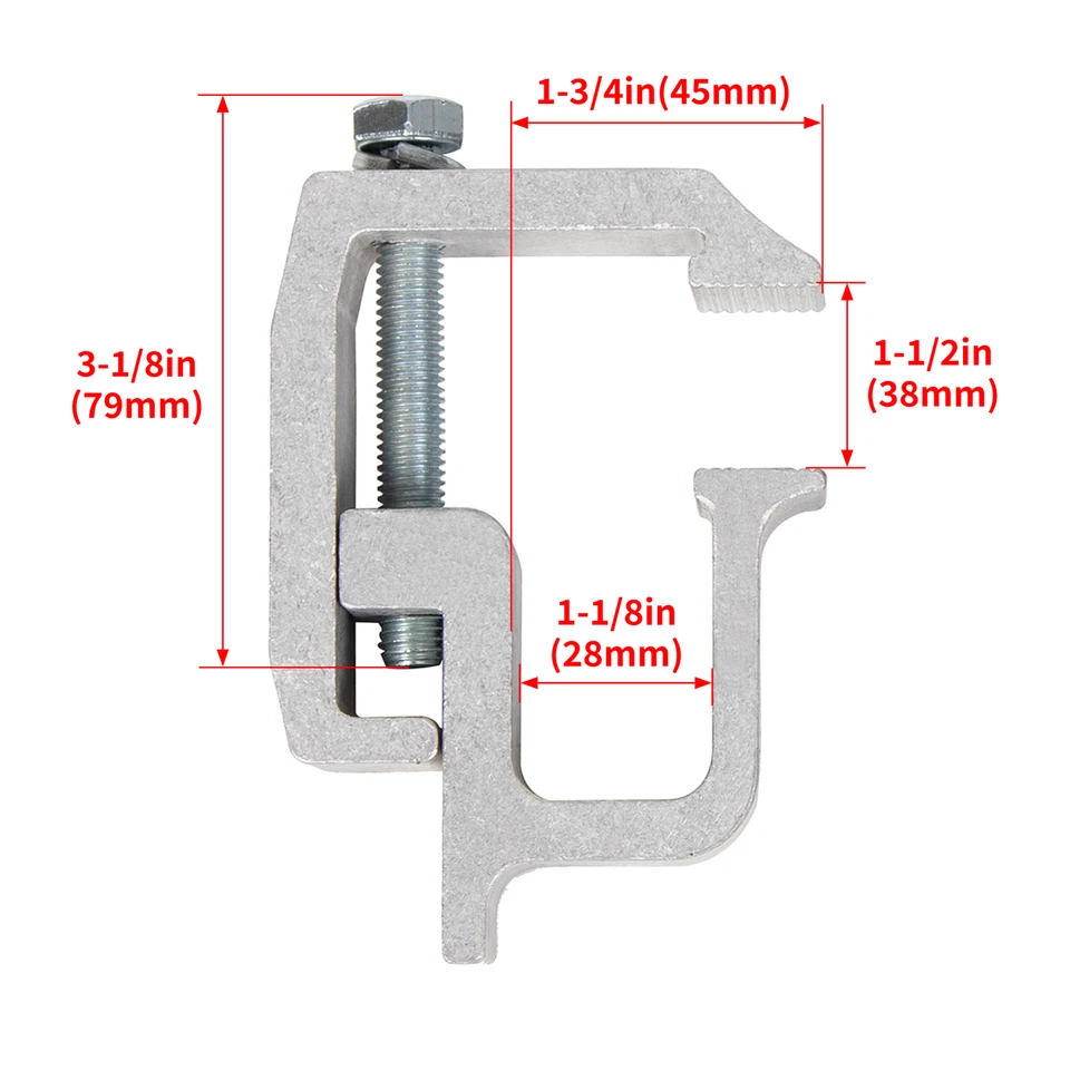 6pcs Truck Topper Clamps Truck Cap Mounting Clamps Shell Truck Cap Clamps Foto 2 de 4