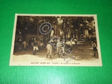 Cartolina Milano - Collegio Leone XIII - Un cortile di ricreazione 1925 ca