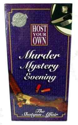 Host Your Own Murder Mystery The Shotgun Affair Brettspiel neu versiegelt Cheatwell