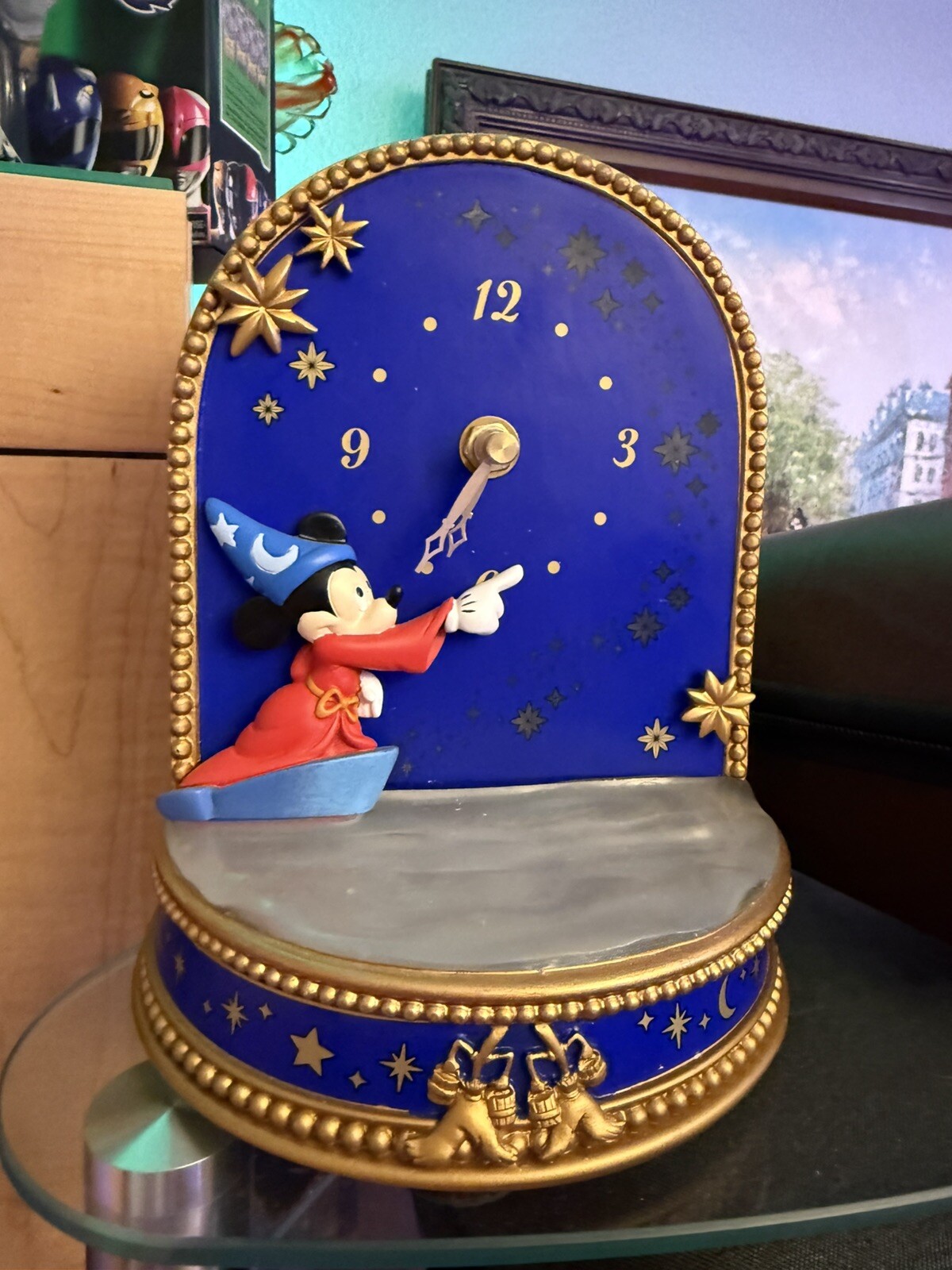 Disney Store Mickey Reloj Iluminar Fantasía Story Colección Japón